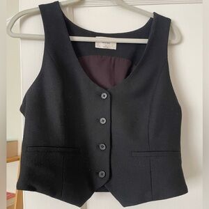 Aritzia Black Vest